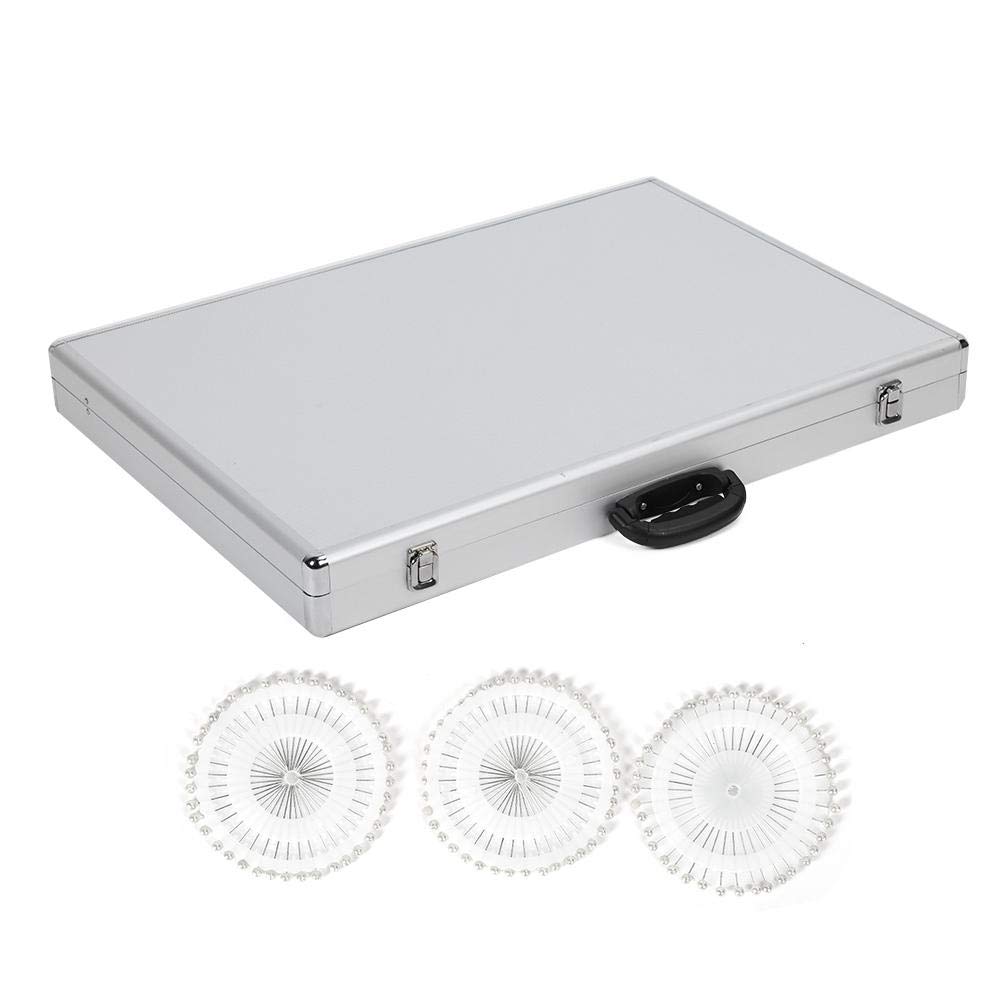 TMISHION Portable Waterproof Jewelry Organizer Case - Aluminum Alloy Jewelry Display Storage Box for Travel, Home & Retail Store Use