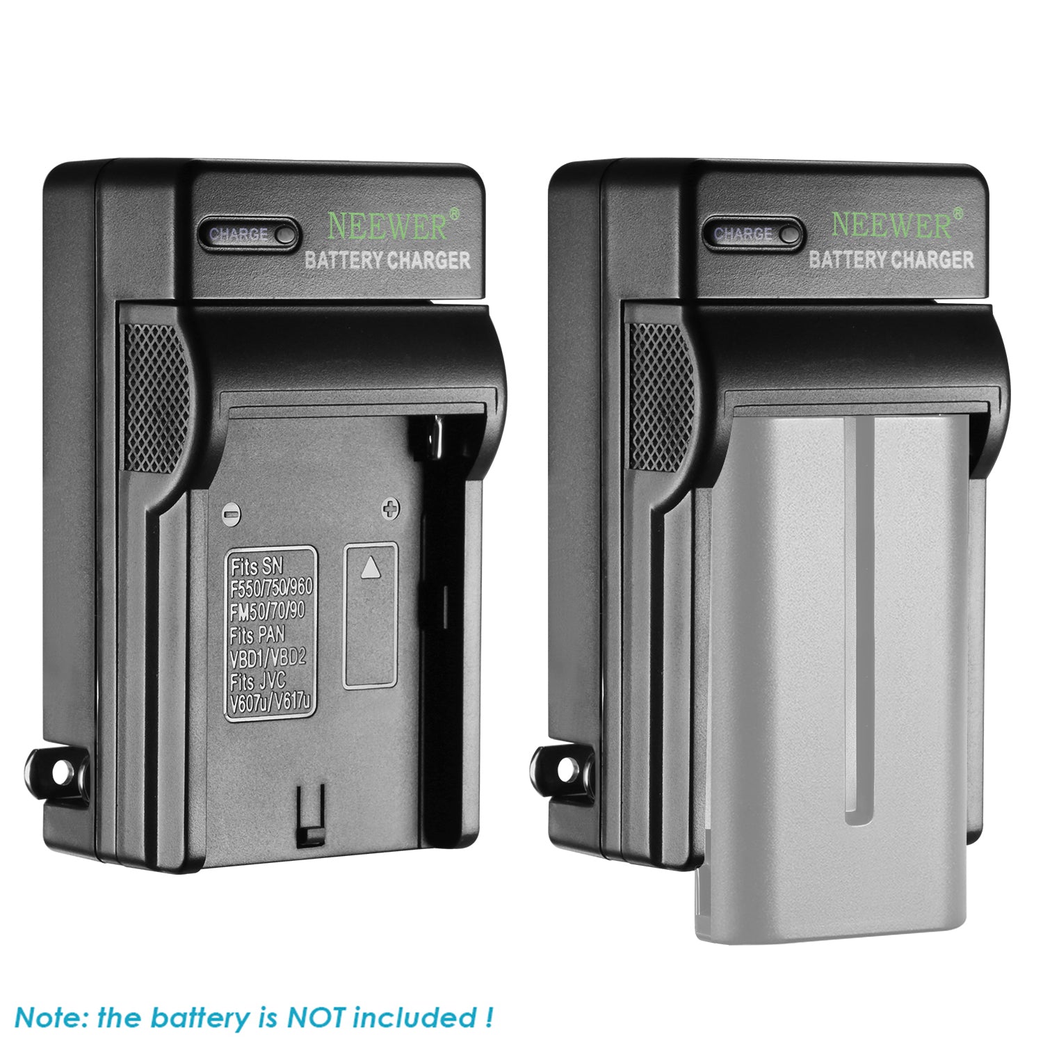 NEEWER AC Wall Charger & Battery Charger for Sony A7III A7RIV A9 A6400 A6600 Cameras - Fast Charging Power Adapter for Travel, Vlogging & Photography