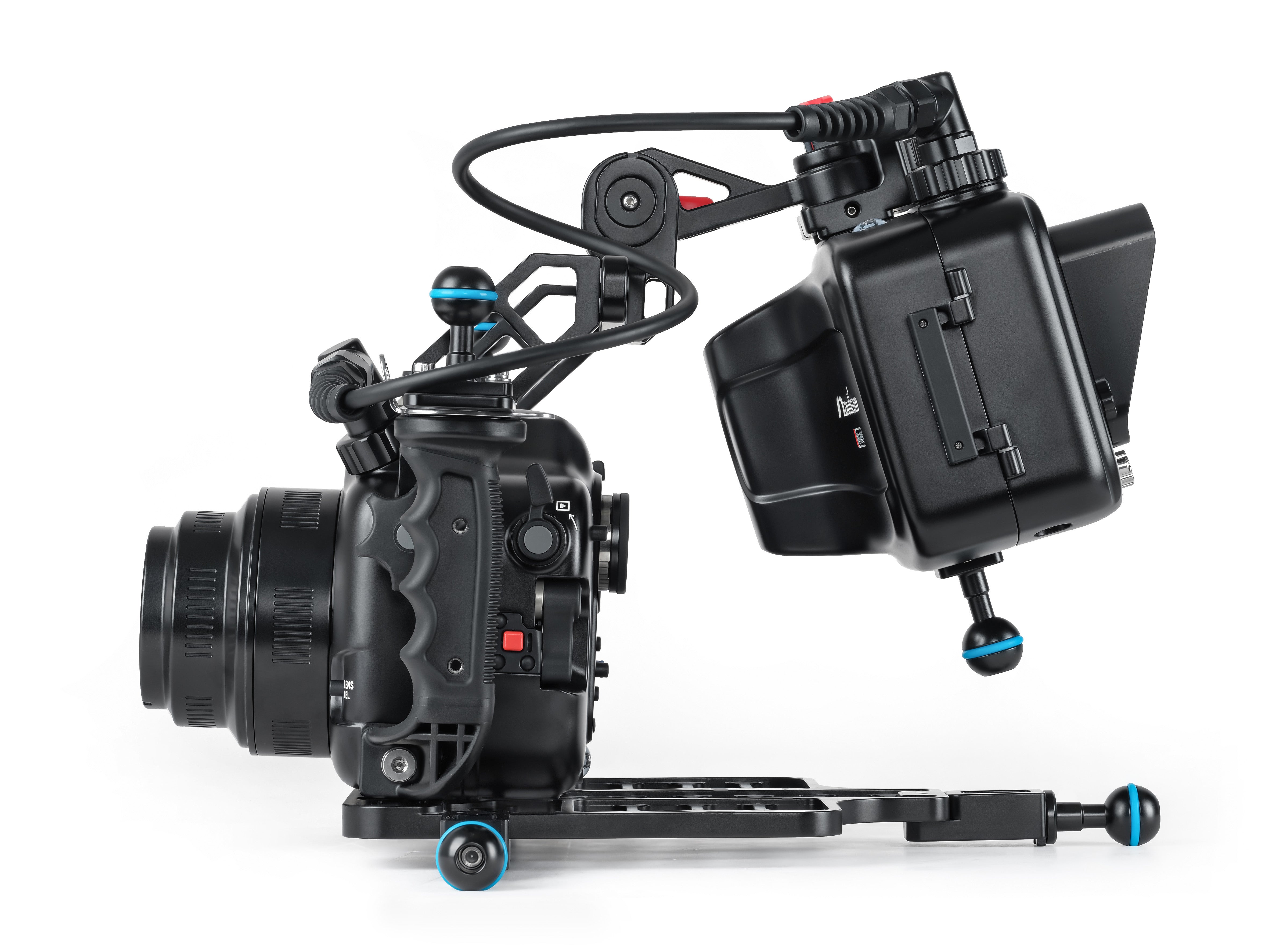 Nauticam Atomos Ninja V S Underwater Housing for Atomos Ninja V, Ninja V+ & Ninja Ultra 5 Recorder Monitor Player - Professional Waterproof Case for SDI Module (HDMI 2.0 Cable Not Included) - Perfect for Underwater Videography & Marine Exploration