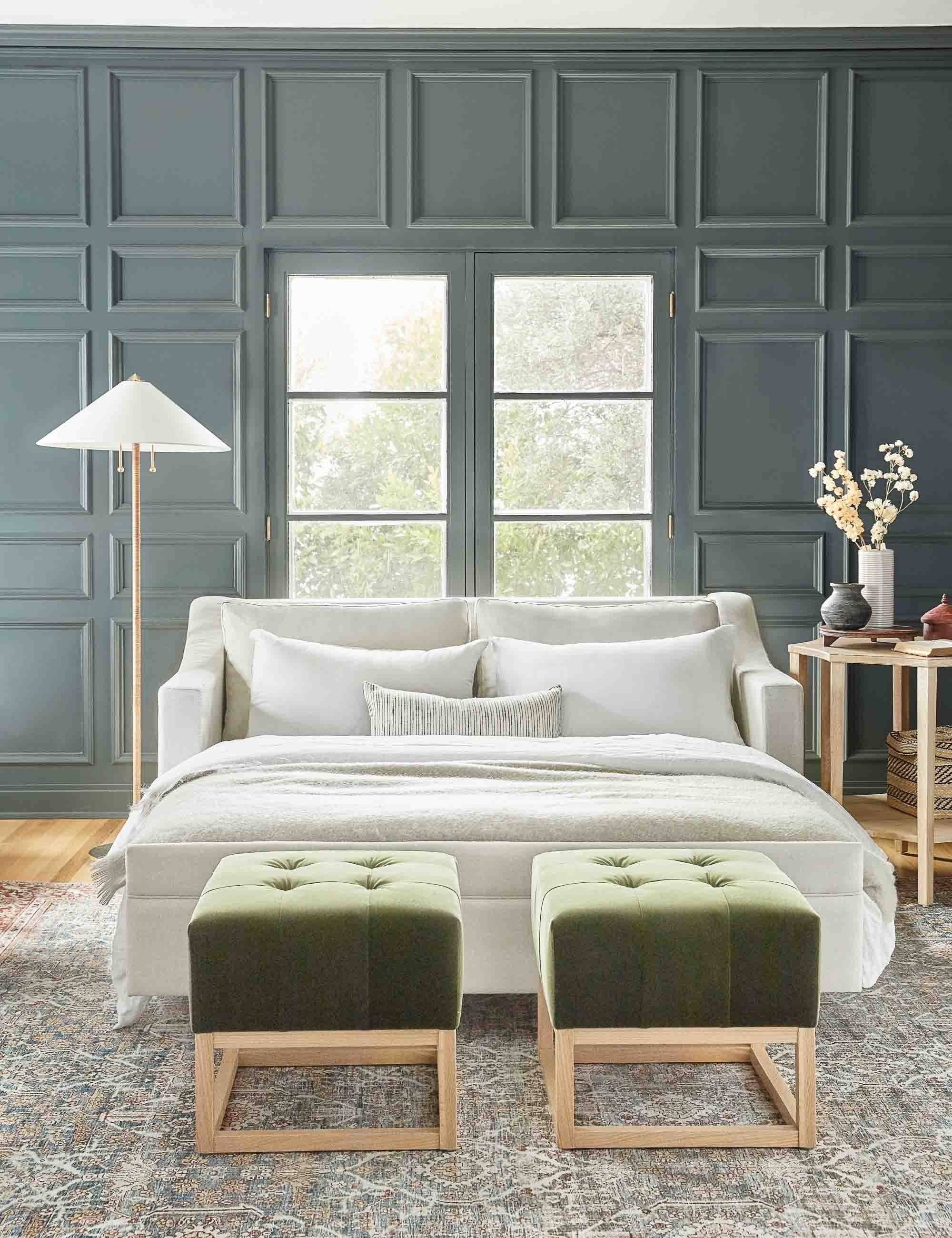 Coniston Sleeper Sofa by Ginny Macdonald - Convertible Couch Bed for Small Spaces | Perfect for Guest Rooms, Apartments & Home Offices