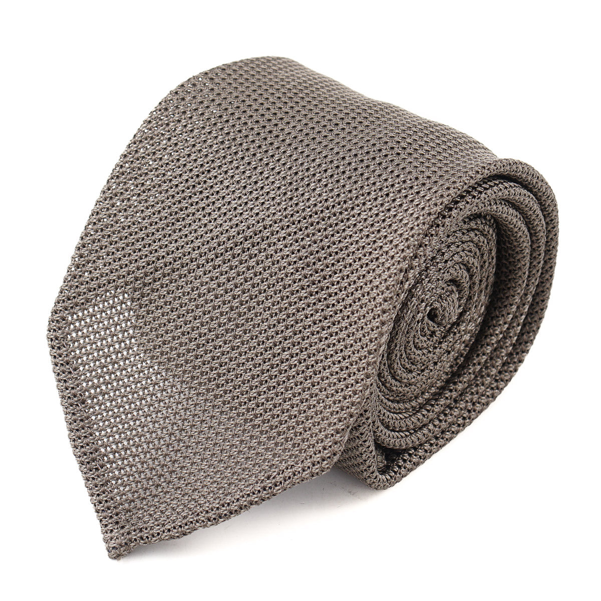 Finamore Premium Unlined Grenadine Silk Tie for Men - Classic Business & Formal Necktie for Weddings, Office & Special Occasions