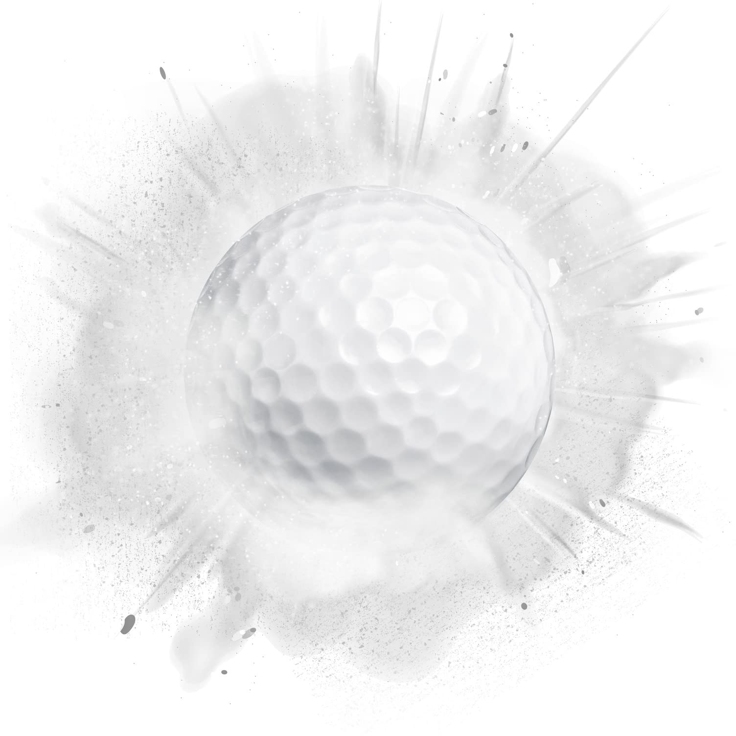 IZZO Golf Exploder Prank Golf Balls 4-Pack - Funny Joke Golf Balls with Safe White Powder | Novelty Gag Gift for Golfers | Perfect for Pranks, Parties & Golf Course Fun