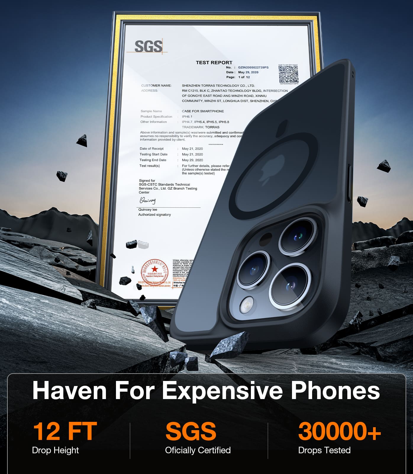 Guardian Mag for iPhone 15 Pro - Magnetic Phone Grip & Stand with Strong Adhesion | Perfect for Gym, Driving & Hands-Free Use