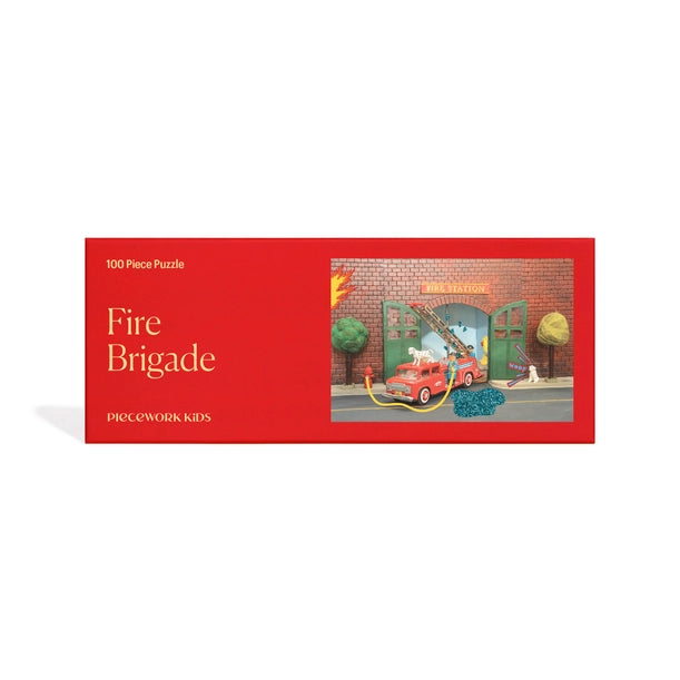 Fire Brigade 100 Piece Puzzle by Pieceworks Puzzles – Fun & Challenging Jigsaw for Kids & Adults – Perfect for Family Game Night & Educational Play