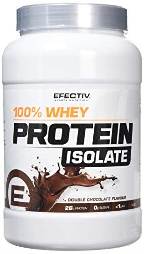 Efectiv Nutrition Whey Protein Isolate 908g Double Chocolate - Premium Muscle Recovery Powder for Post-Workout & Fitness Enthusiasts