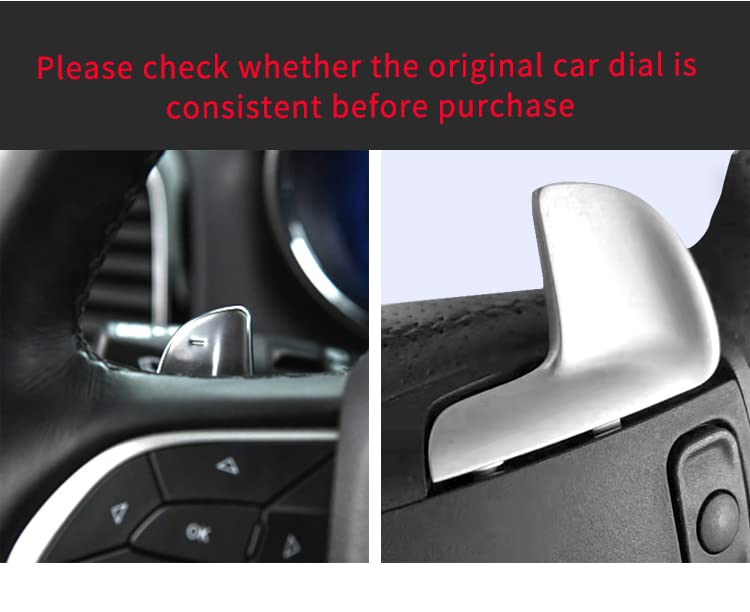 Carbon Fiber Paddle Shifters for Dodge Challenger, Charger, Durango RT & Scat Pack 2015-2020 | Jeep Grand Cherokee 2014-2020 | Interior Upgrade & Racing Style (Red) - Enhance Driving Experience & Performance