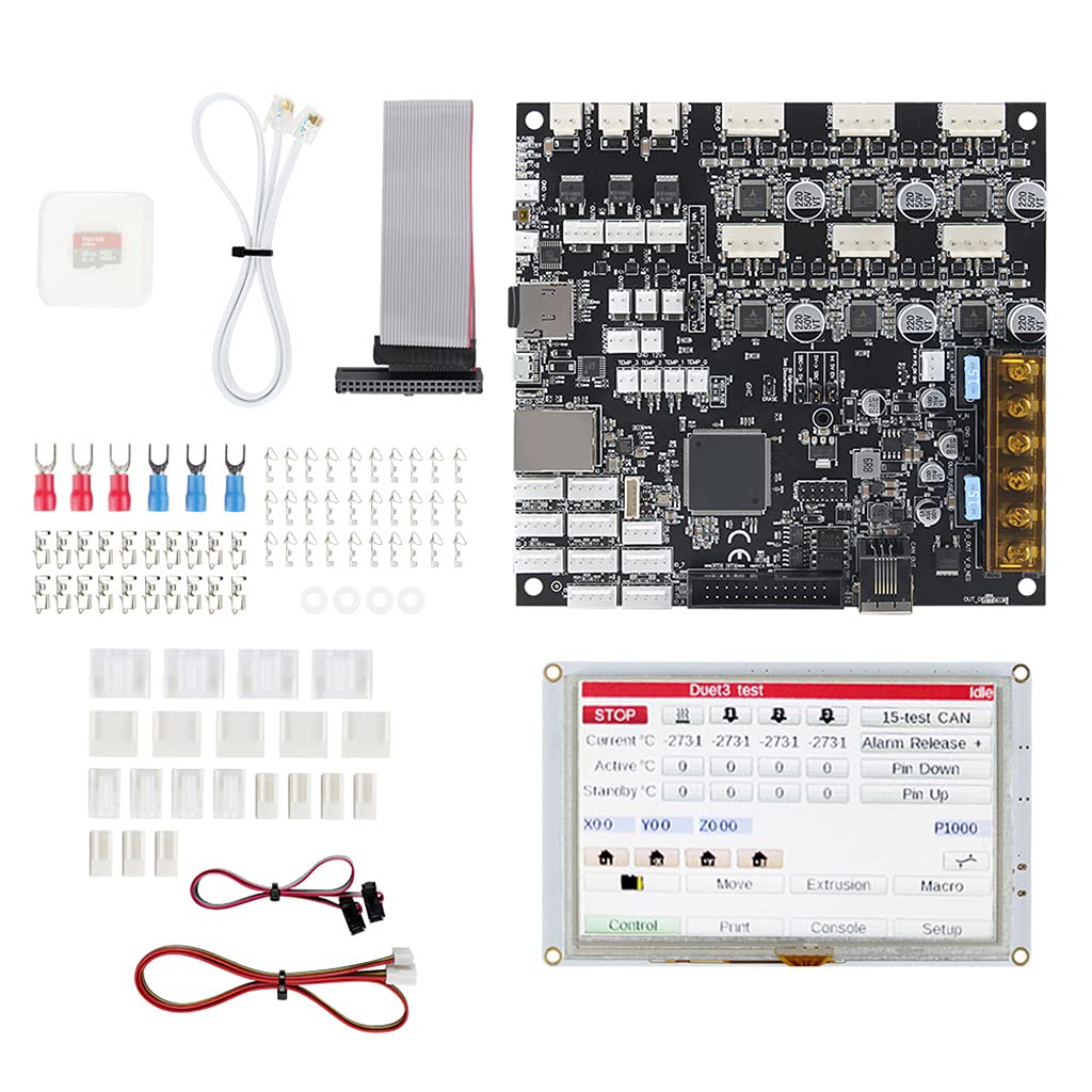 Duet 3 6HC & 5i 32-bit Advanced Controller Board with Color Touch Screen Upgrade - Compatible with BLV MGN Cube 3D Printers | Perfect for High-Precision Printing & DIY 3D Projects
