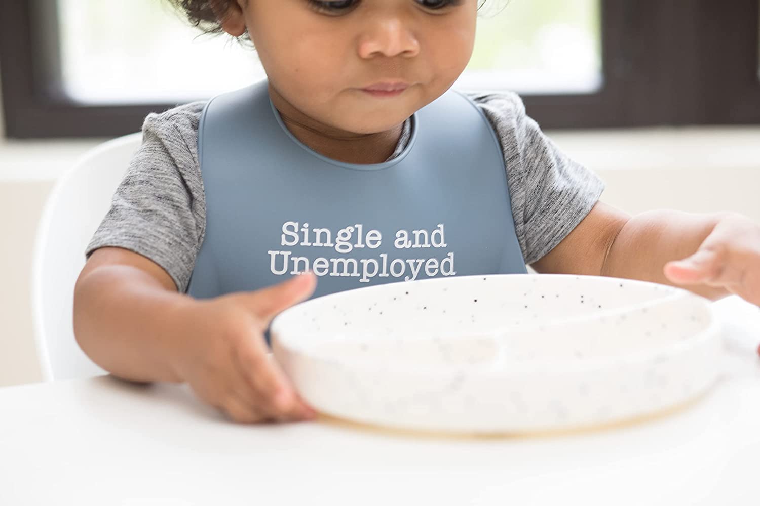 Bella Tunno Wonder Bib – Waterproof Silicone Baby Bib for Boys & Girls, Non-Toxic BPA-Free Toddler Feeding Bib – Perfect for Mealtime, Travel & Messy Play