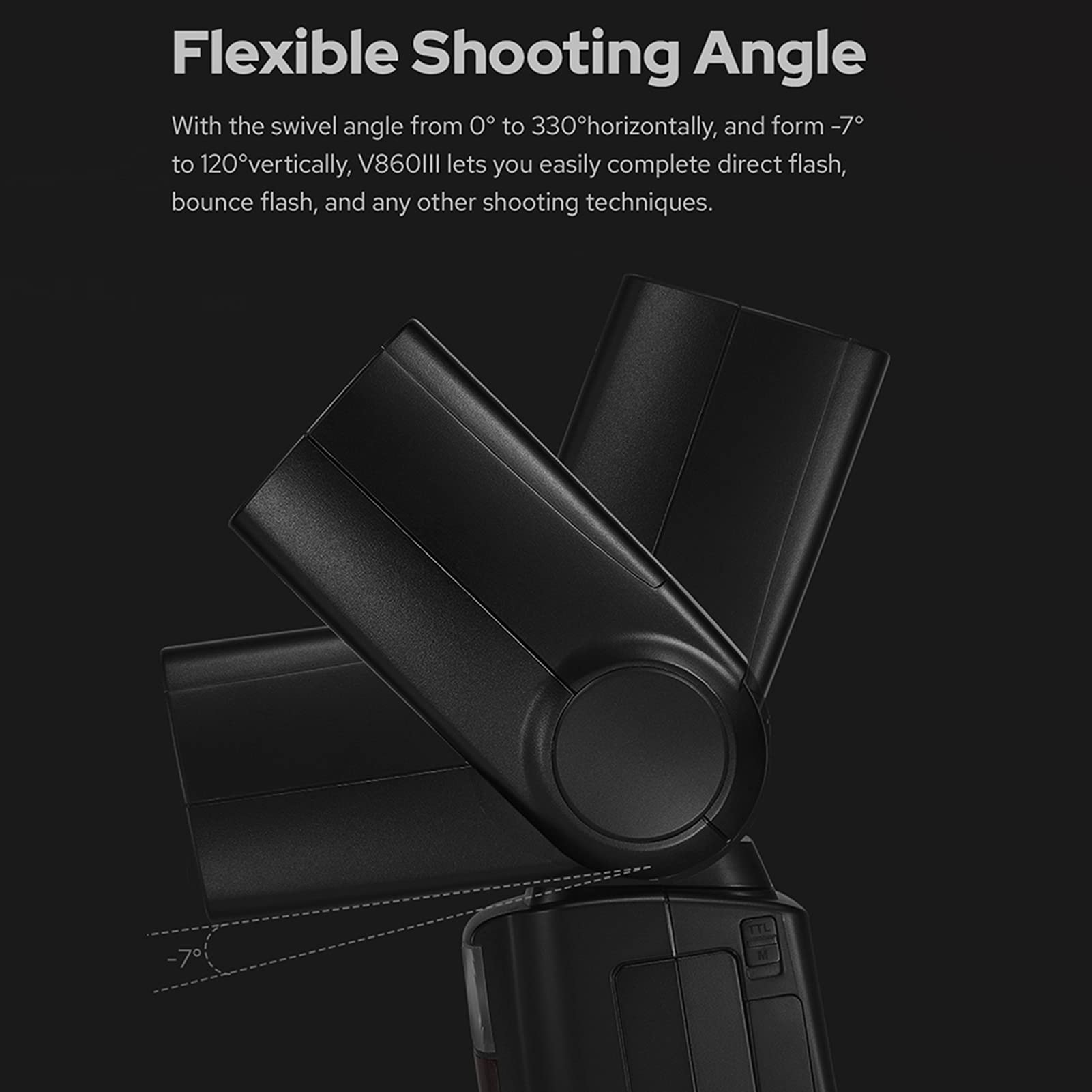 GODOX V860III-F Wireless TTL Speedlite Flash for Fujifilm Cameras - 2.4G X System with Manual/Auto Mode | Perfect for Wedding, Portrait & Studio Photography