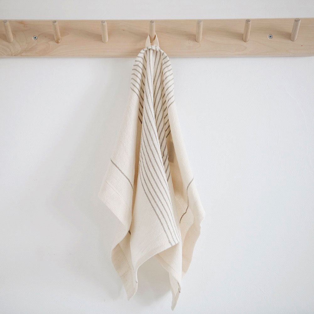 Premium Ethiopian Cotton Tea Towel Set - Absorbent & Durable Kitchen Towels for Drying Dishes, Glassware & Hands - Soft Stone Wash Finish - Ideal for Daily Kitchen Use & Gift Giving