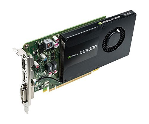 PNY NVIDIA Quadro K2200 4GB GDDR5 Professional Graphics Card - VCQK2200-PB for CAD, 3D Modeling & Video Editing Workstations
