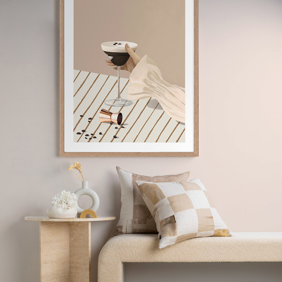 Espresso Martini Art Print - Elegant Cocktail Wall Decor for Home Bar, Kitchen & Dining Room - Perfect Gift for Coffee & Cocktail Lovers