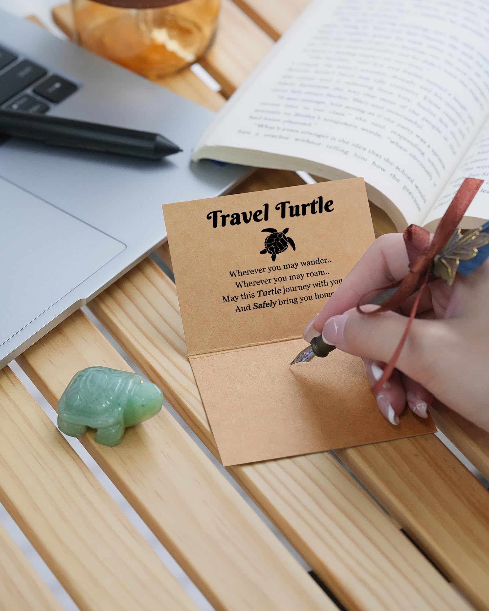 MANVEN Travel Jewelry Set - Stylish Turtle Pendant Necklace & Bracelet Gift for Women & Men - Perfect Travel Accessories for Frequent Flyers & Adventurers - Ideal for Vacations, Road Trips & Beach Getaways