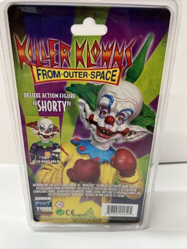 Amok Time Monstarz Killer Klowns From Outer Space Shorty Action Figure - Collectible Horror Movie Character for Display & Cosplay