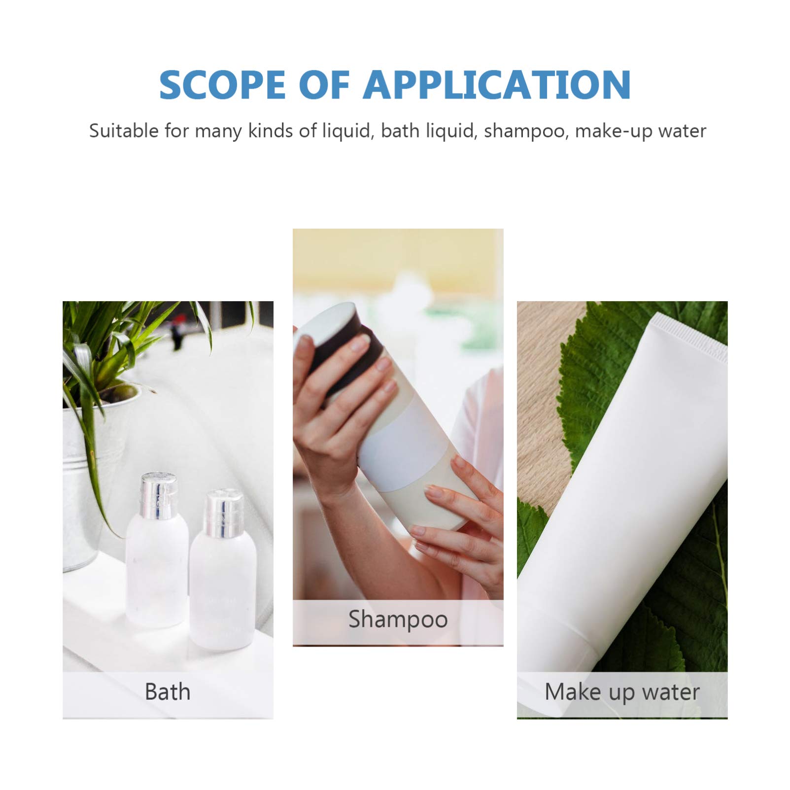 DOITOOL 1pc Glass Lotion Bottle with Pump - Travel Size Empty Containers for Body Wash, Shampoo, Conditioner - Perfect for Airplane Carry-On, Gym, Camping & Vacation Essentials