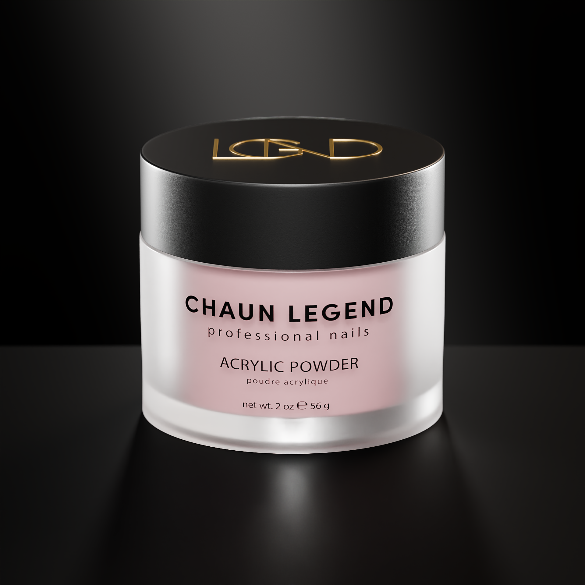 Chaun Legend Acrylic Powder 2oz - 106 Pink Peony Nail Dip Powder for Professional Salon & DIY Manicure - Long Lasting Gel Nail Extension Kit with Smooth Finish - Perfect for Nail Art, French Tips & Home Nail Care