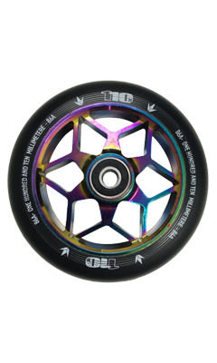 Envy Diamond Scooter Wheels 110mm Oil Slick - High Performance Wheels for Pro Scooter Tricks & Street Riding