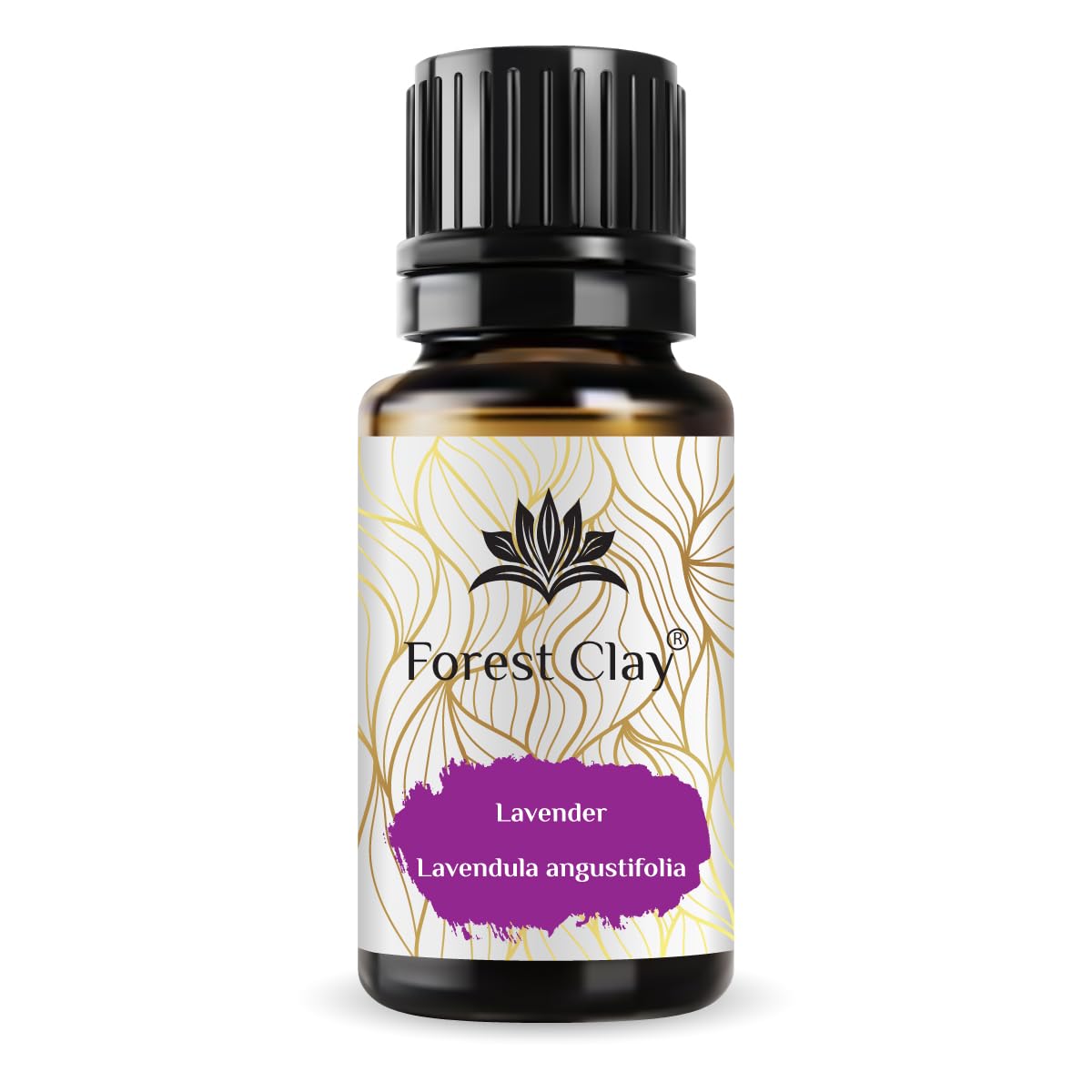Pure Lavender Essential Oil for Skin & Hair - 100% Natural Undiluted Forest Clay Aromatherapy Oil, 30ml | Moisturizing, Relaxation & Stress Relief for Spa, Bath & Massage
