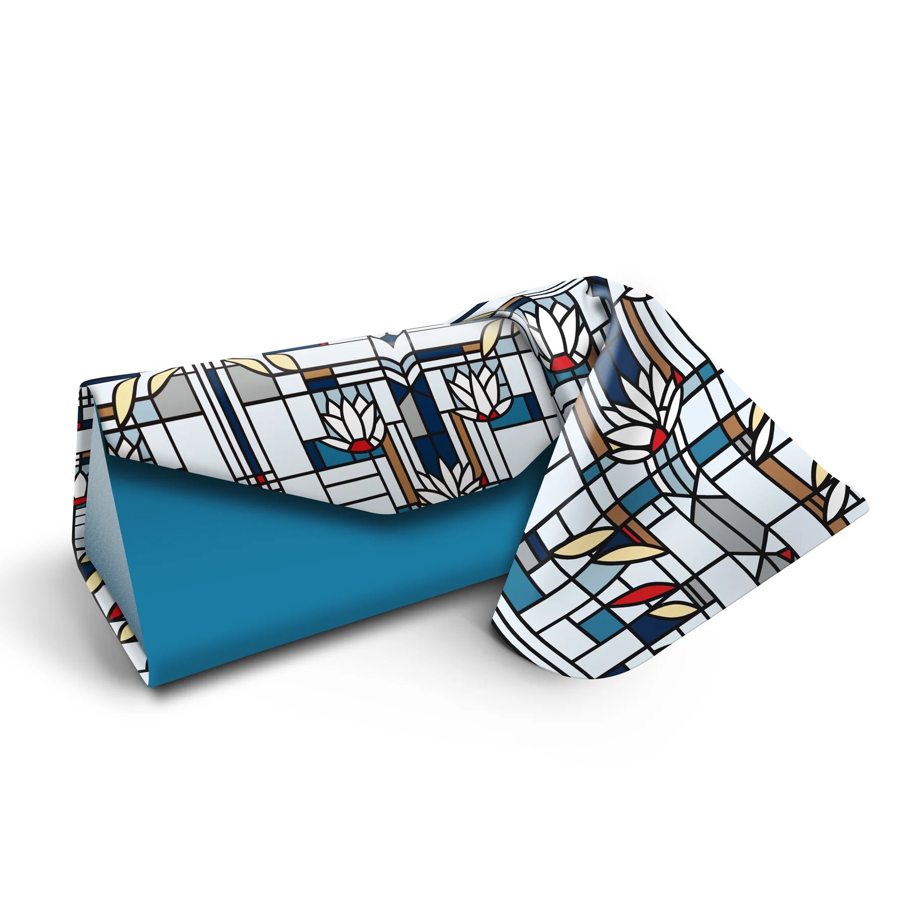Waterlilies Glasses Case - Elegant & Protective Eyeglass Holder for Women & Men | Perfect for Travel, Office, and Home Storage | Durable & Stylish Eyewear Accessory