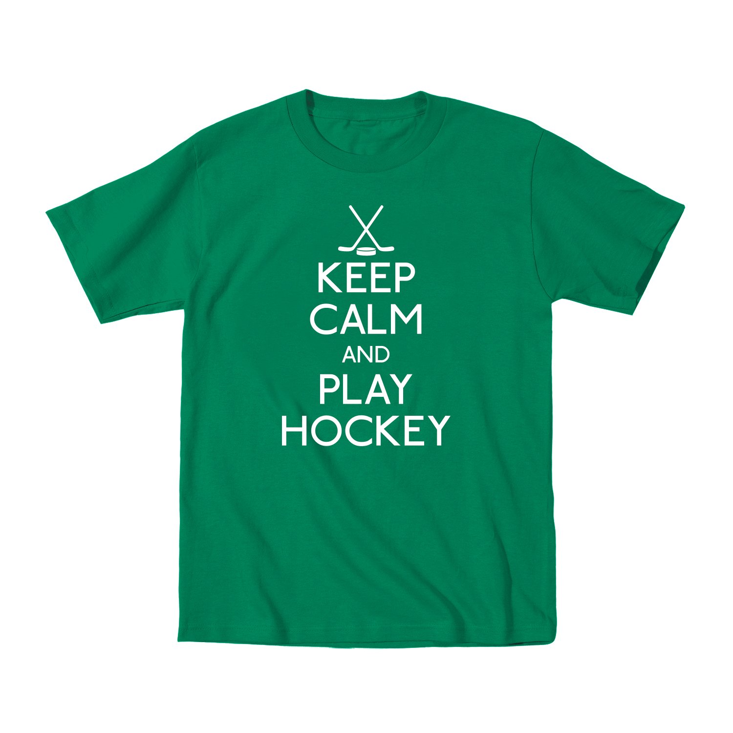 Keep Calm and Play Hockey - Funny Hockey Lover T-Shirt for Toddlers - Perfect for Game Days, Sports Events & Playtime