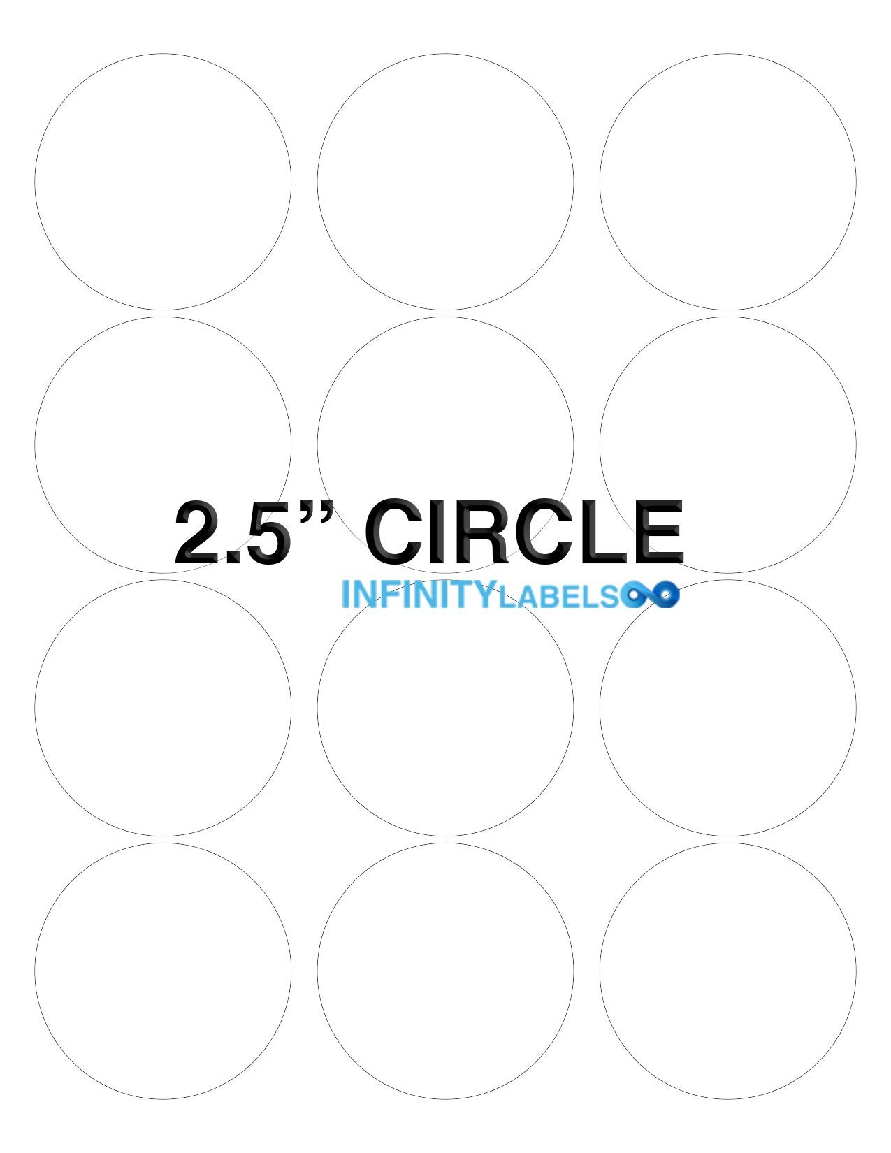 300 White Removable Laser Label Sheets - 2.5