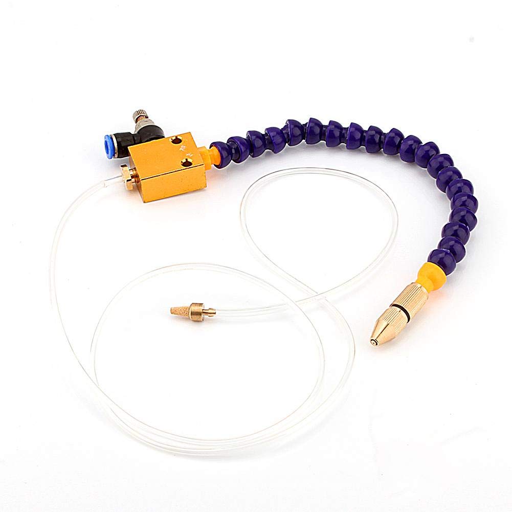 High-Pressure Mist Coolant Lubrication Spray System with Metal Hose for CNC Lathe, Milling, Drilling & Grinding Machines - Perfect for Metal Processing & Cooling