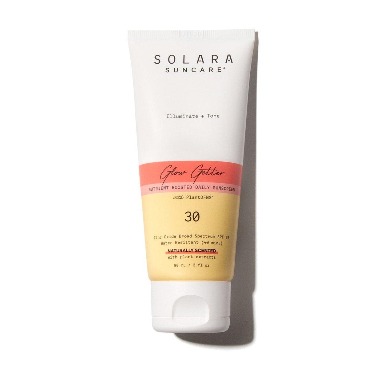 Glow Getter SPF 30 Daily Face Sunscreen with Vitamin C & Hyaluronic Acid - Lightweight Moisturizing Sunscreen for Women & Men - Perfect for Outdoor Activities, Beach Days & Daily Skincare Routine