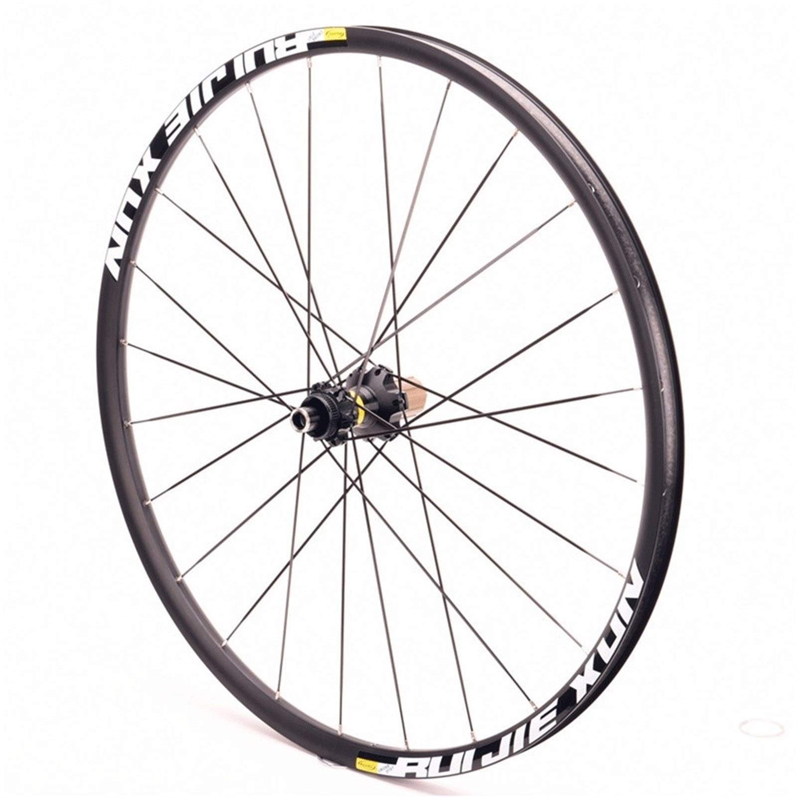 Premium 700C Road Bike Wheelset - Double Wall Rim, 25mm Width, Center Lock Disc Brake, 12mm Axle - Compatible with 8/9/10/11 Speed Cassette Hub (24 Hole) - Ideal for Road Cycling, Commuting & Performance Riding