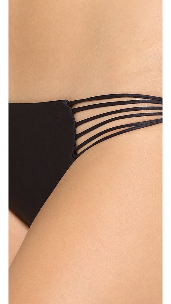 Women's Lanai Bikini Bottoms - Night Color, Small Size | High Waisted Swimwear for Beach, Pool & Summer Vacations