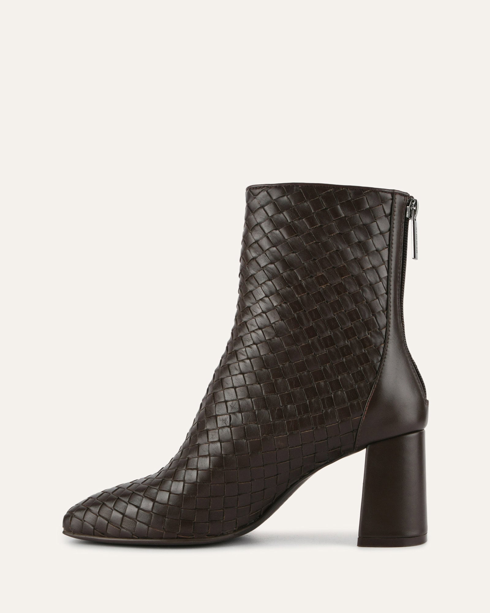 NOLA Mid Ankle Boots for Women - Genuine Cacao Leather, Comfortable & Stylish - Perfect for Casual Outings, Work, and Fall/Winter Fashion