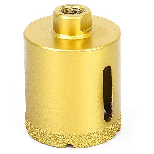 60mm Diamond Hole Saw for Ceramic, Marble, Glass - Angle Grinder Drill Bit for DIY & Professional Use