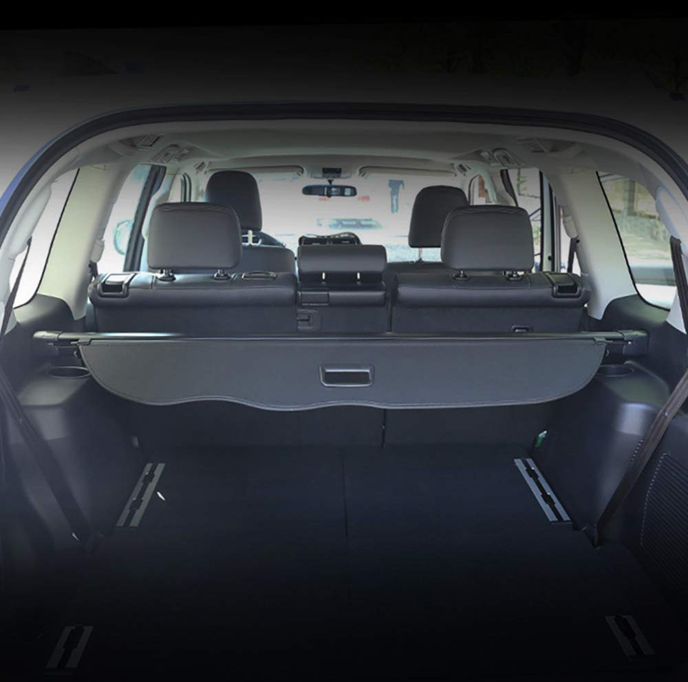 Black Retractable Cargo Cover for 2010-2023 Lexus GX460 | Trunk Organizer | Perfect for Road Trips, Camping & Grocery Storage