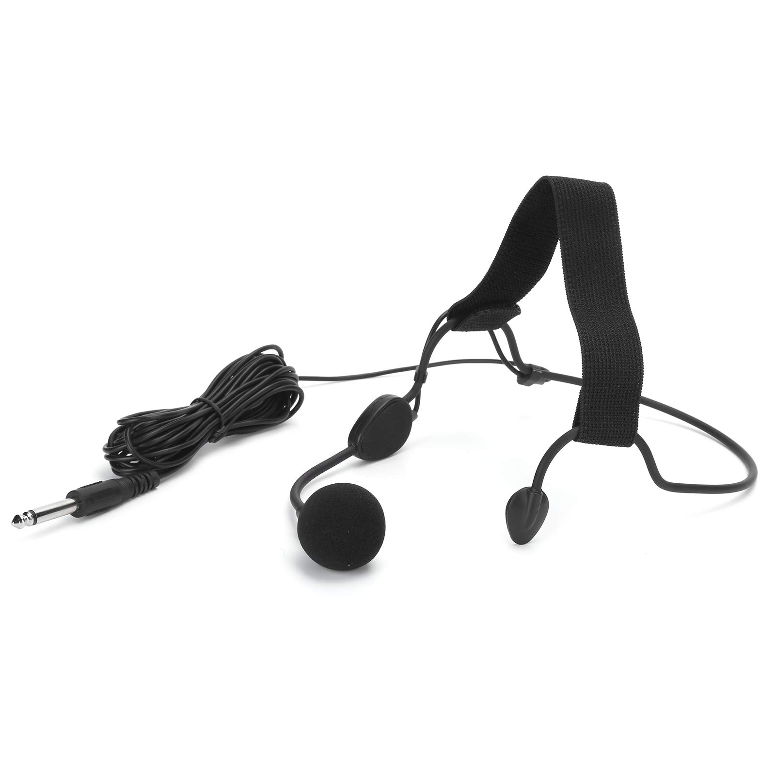 6.35mm Earhook Microphone with Noise Cancellation - Professional Dynamic Headset Mic for Guitar, DJ Mixer, Karaoke & PC Recording - Perfect for Live Performances, Studio Sessions & Online Streaming