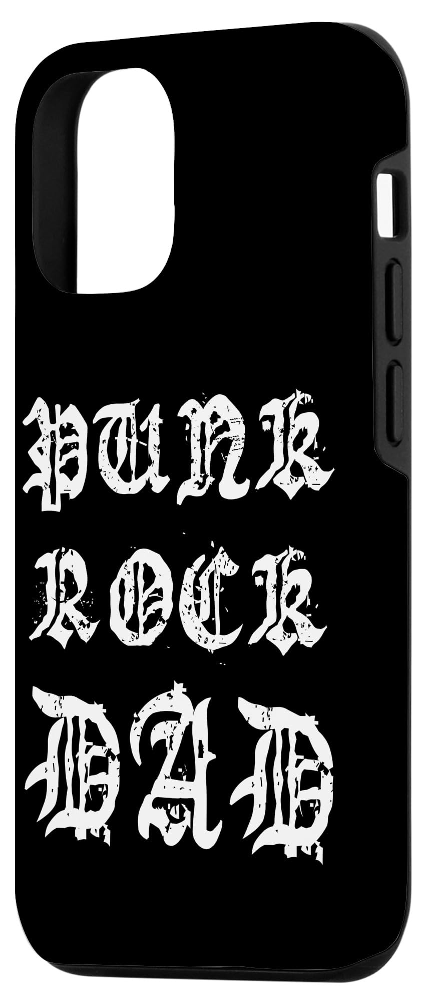 iPhone 12/12 Pro Case - Punk Rock Dad Design with Tattoo Art for Men | Perfect Gift for Fathers Day | Punker Mosh Band Music Lover Accessory | Durable Protection for Daily Use & Concerts