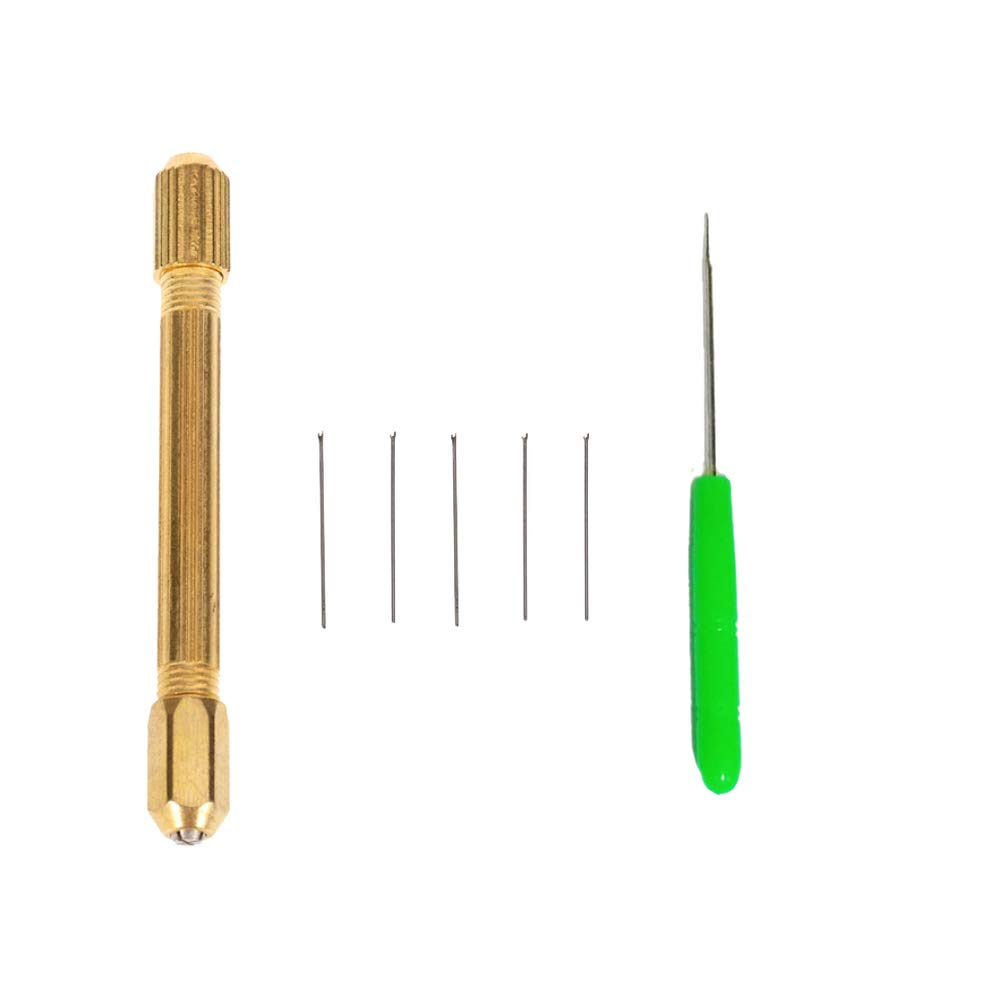 7-Piece Knitting Needles Set - Hotfix Tool for DIY Crochet, Wig Making, Doll Rerooting & Repair - Includes Crochet Hooks, Braid Gas Needle & Lanyard Charger - Perfect for Crafting, Hair Styling & Doll Restoration Projects