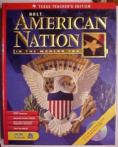 Holt American Nation in the Modern Era - US History Textbook for High School & College Students - Perfect for Classroom Learning & Homeschooling