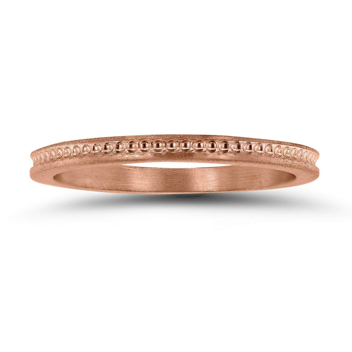 1.5MM Thin 14K Rose Gold Wedding Band Ring for Women - Perfect for Engagement, Anniversary & Everyday Wear