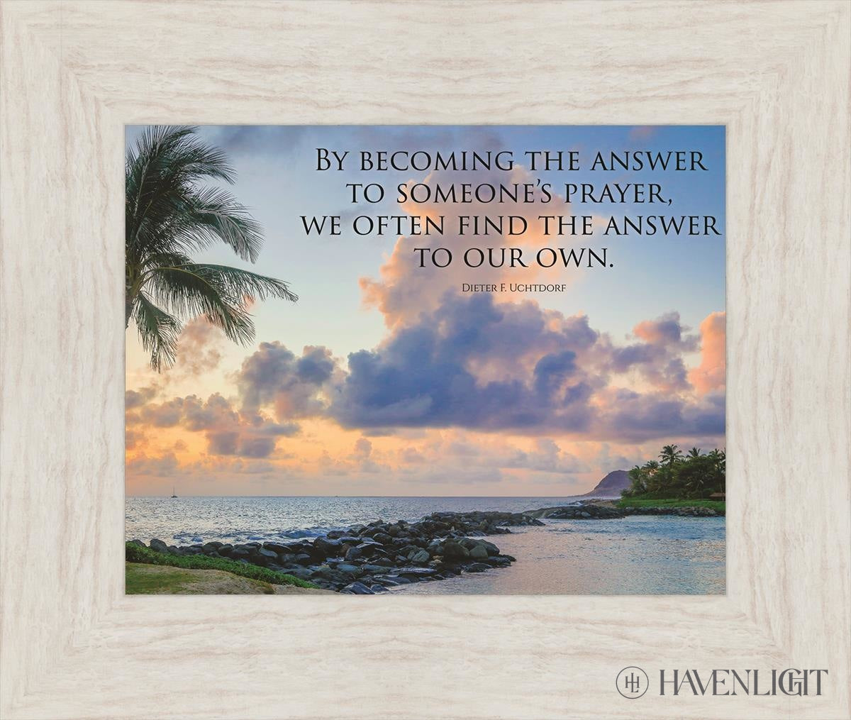 Becoming the Answer Motivational Poster - Inspirational Wall Art for Office, Classroom & Home Decor - Perfect for Work Motivation & Personal Growth