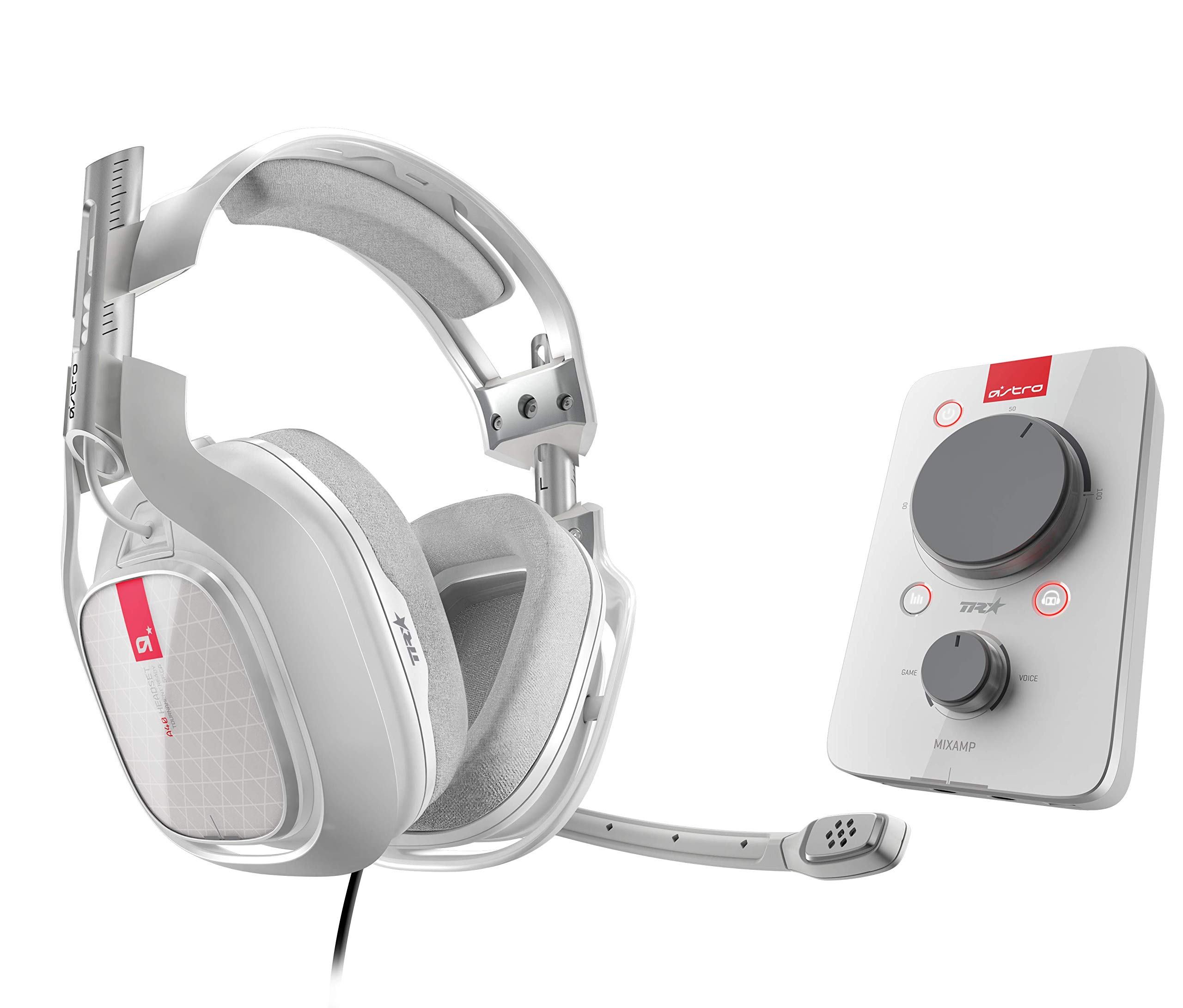 ASTRO Gaming A40 TR Wired Headset with MixAmp Pro TR - Compatible with Xbox One, PC & PS4 (Renewed) - Premium Esports Headphones for Gaming, Streaming & Competitive Play