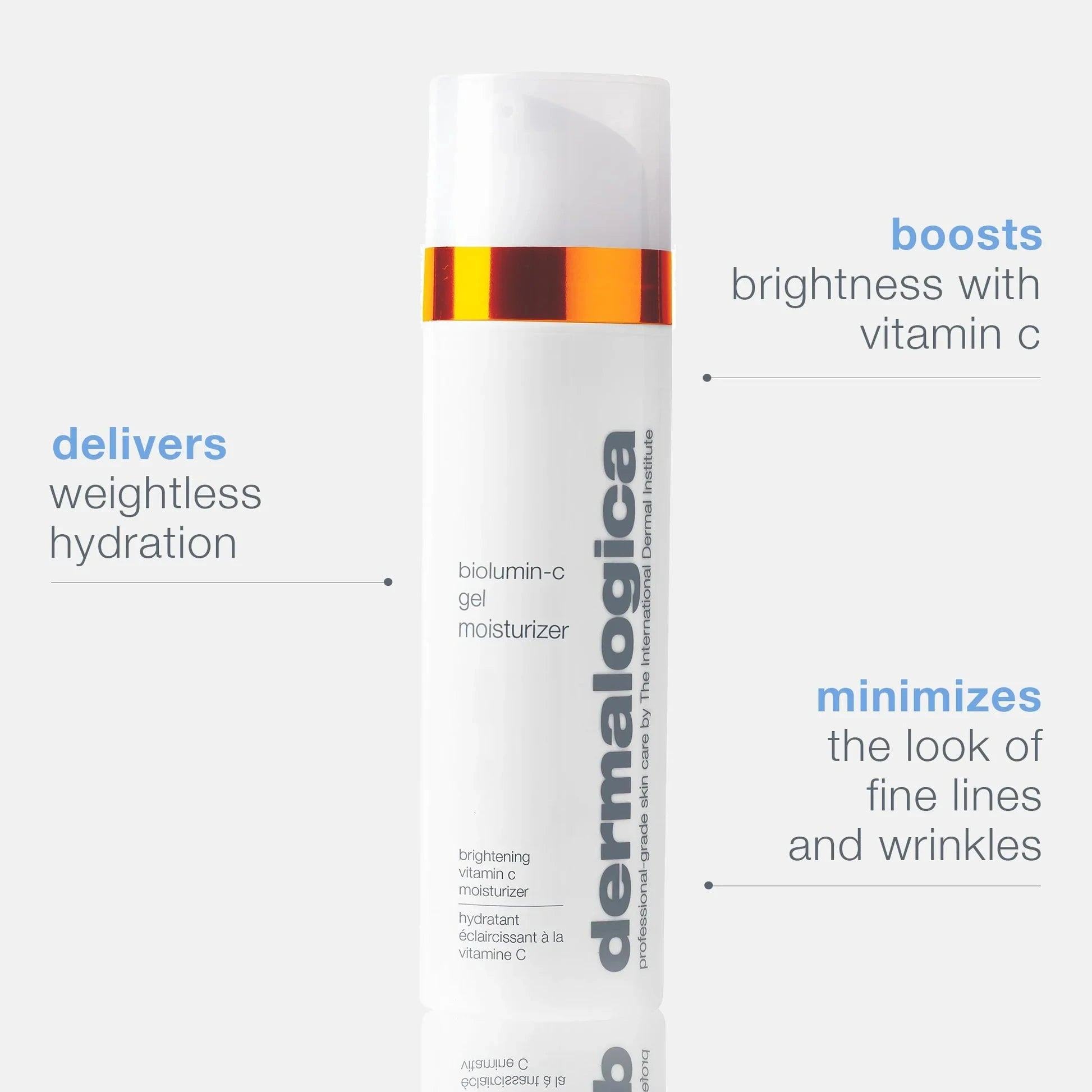 Biolumin C Gel Moisturizer - Vitamin C Brightening Face Cream for Glowing Skin | Hydrating & Anti-Aging Skincare for Day & Night Use