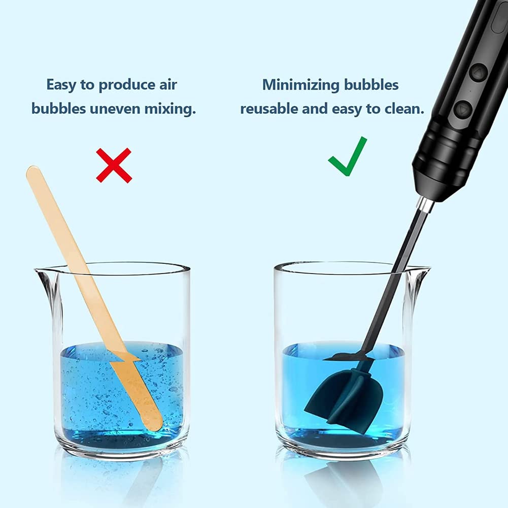 PLEASANT Electric Resin Mixer - Professional Epoxy Resin Drill Set for Tumblers, Crafts & DIY Projects - Perfect for Resin Art, Jewelry Making & Woodworking