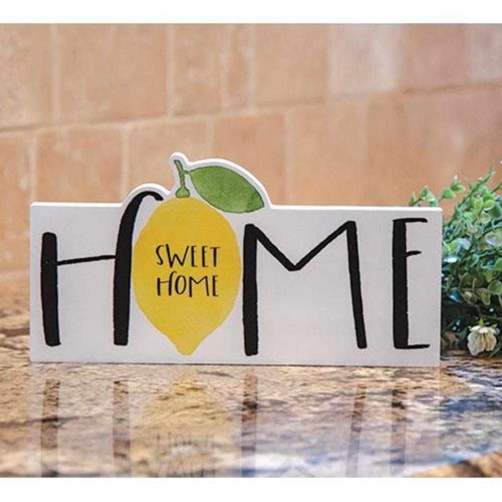 Home Sweet Home Lemon Block - Natural Wood Lemon Squeezer for Fresh Juice - Perfect for Kitchen, Bar, and DIY Cocktails