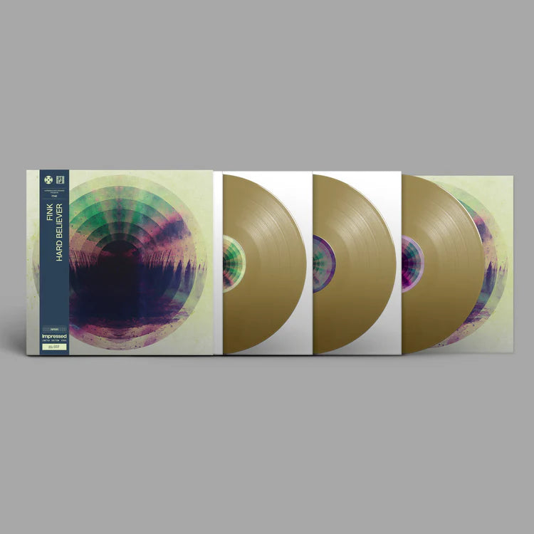 Fink Hard Believer Triple Vinyl 10th Anniversary Edition - Limited Collector's Item for Music Enthusiasts & Vinyl Lovers - Perfect for Home Listening, Gifts & Music Collections