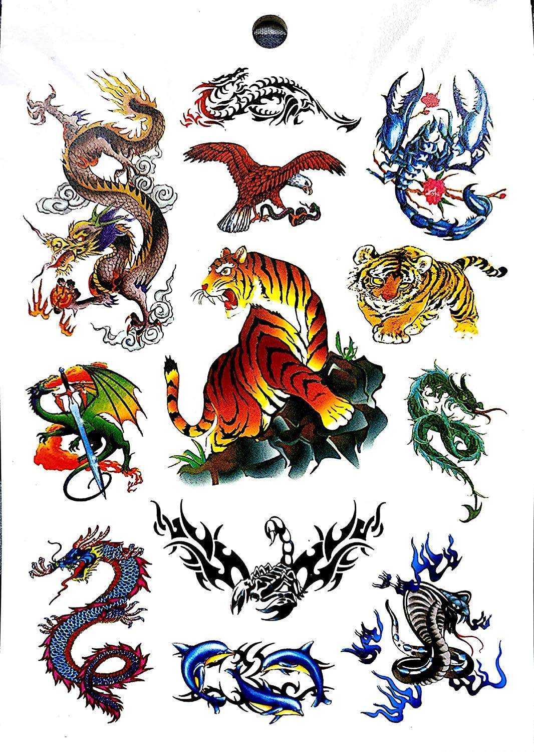 Arpit Mart Temporary Tattoos - 31 Fun Body Art Stickers for Kids Birthday Parties, Return Gifts & Costume Events (5 Book Set) | Safe, Washable & Easy to Apply