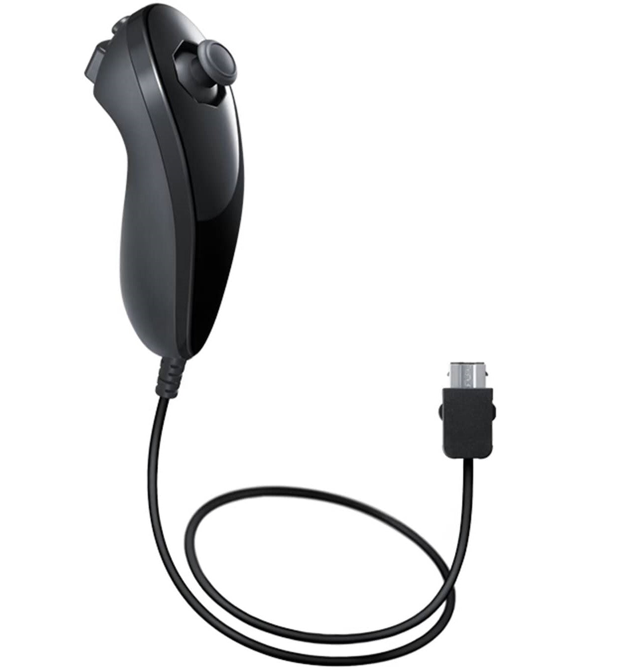 Original Wii Nunchuk Controller - Black | Compatible with Nintendo Wii & Wii U | Perfect for Gaming, Fitness & Family Fun