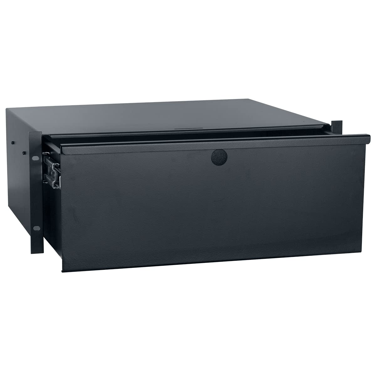 Lowell UDE-414 4U Utility Drawer - 14.437 Inch Depth, 50 lbs Capacity - Perfect for Server Racks, Network Cabinets & Home Office Storage