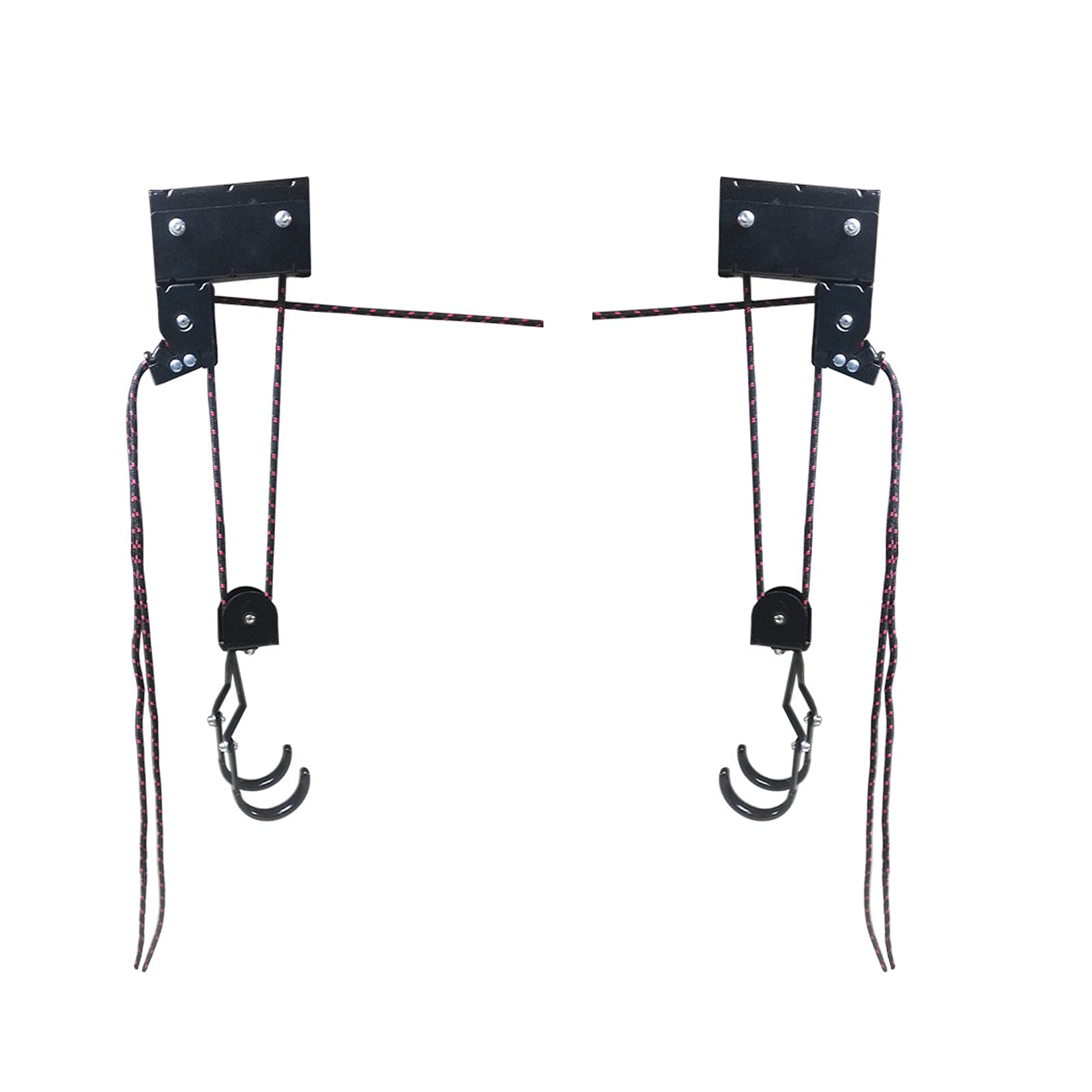 YRHH Kayak & Canoe Lift - Heavy Duty 110 Lb Capacity Garage Storage Hanger with Pulley System | Indoor Ceiling Mount Rack for Paddle Boards, Snowboards, Surfboards & Bikes | Perfect for Garage, Basement & Boat Storage Organization