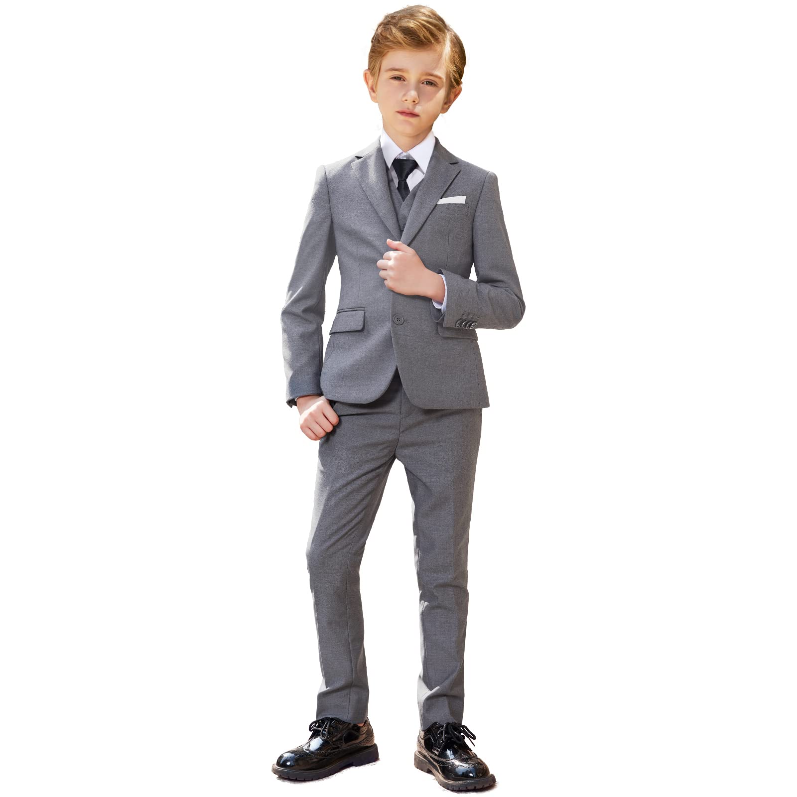 ELPA Boys Formal Suit Set - 5 Piece for Weddings & Parties