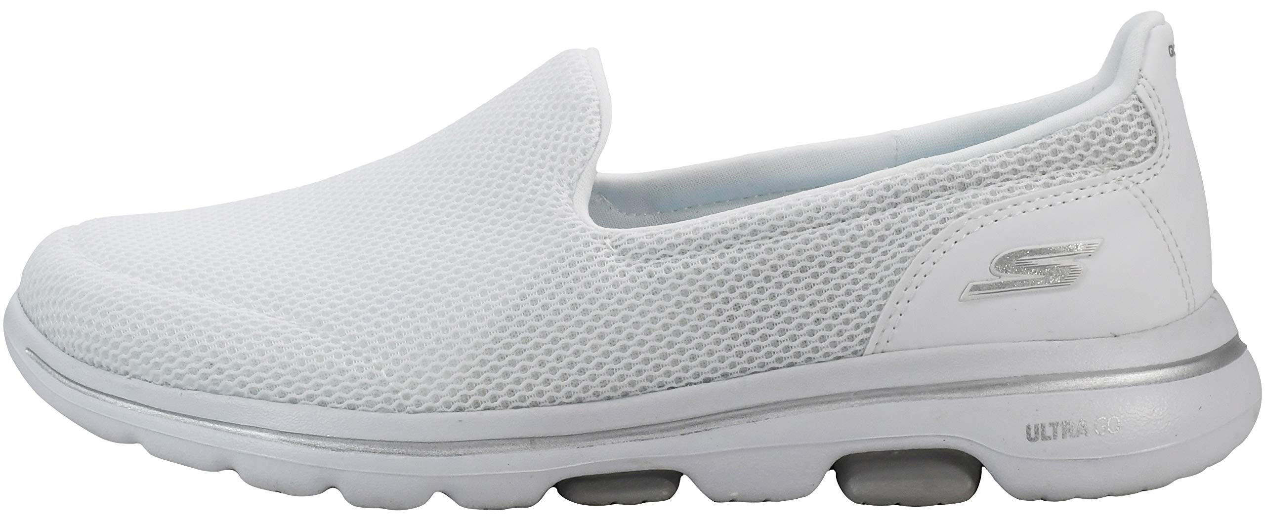 Skechers Women's Go Walk 5 - Lightweight Slip-On Walking Shoes for Women with Arch Support | Perfect for Walking, Travel & Everyday Comfort