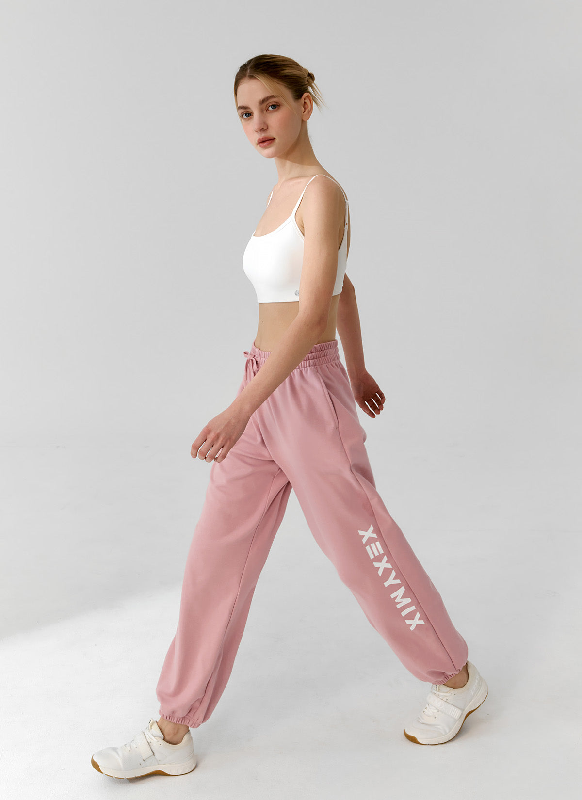 Big Logo Lettering Loose Fit Jogger Pants for Men - Comfortable Casual Sweatpants for Gym, Running, Lounge & Streetwear Fashion
